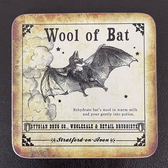 Williams Sonoma Halloween Potion set of 3 coasters spooky trick or treat party - Picture 3 of 10